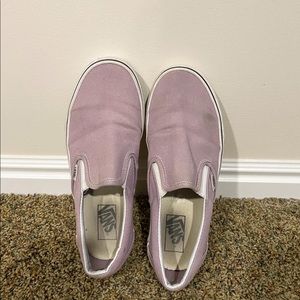 VANS canvas slip ons
